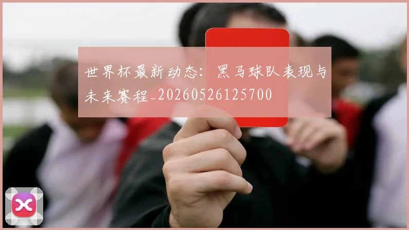 世界杯最新动态：黑马球队表现与未来赛程_20260526125700