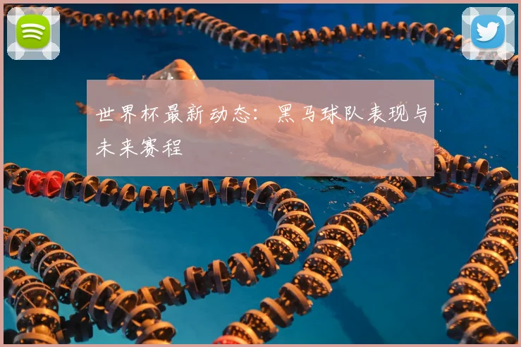 世界杯最新动态:黑马球队表现与未来赛程
